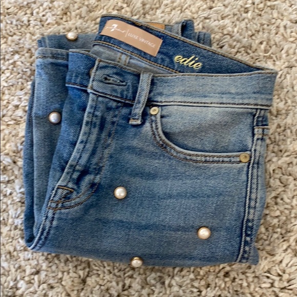 Seven jeans with pearls. - Picture 4 of 5
